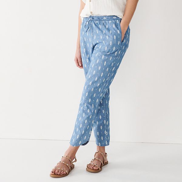 Kohls womens hot sale linen pants