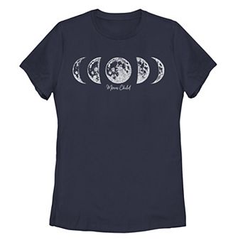Juniors' Moon Child Galactic Graphic Tee