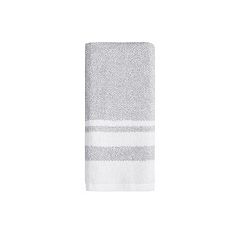 Sonoma Goods For Life Spa Border Bath Towel, Grey - Yahoo Shopping