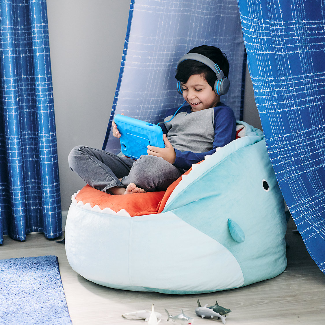 The Big One Kids™ Shark Bean Bag Chair
