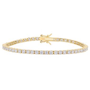 Stella Grace 18k Gold Over Silver 5 5/8 Carat T.W. Lab Created Moissanite Tennis Bracelet