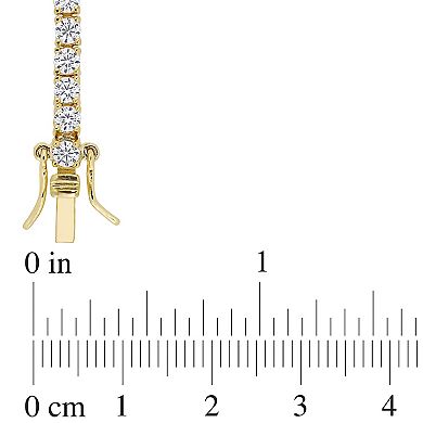 Stella Grace 18k Gold Over Silver 5 5/8 Carat T.W. Lab Created Moissanite Tennis Bracelet