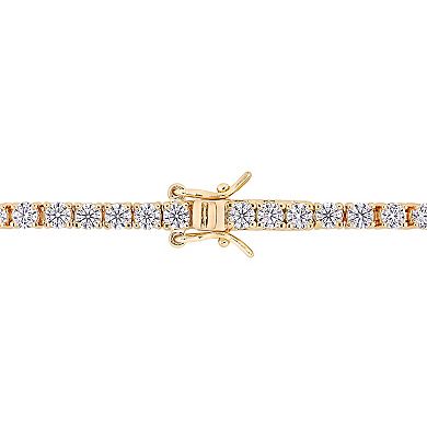 Stella Grace 18k Gold Over Silver 5 5/8 Carat T.W. Lab Created Moissanite Tennis Bracelet