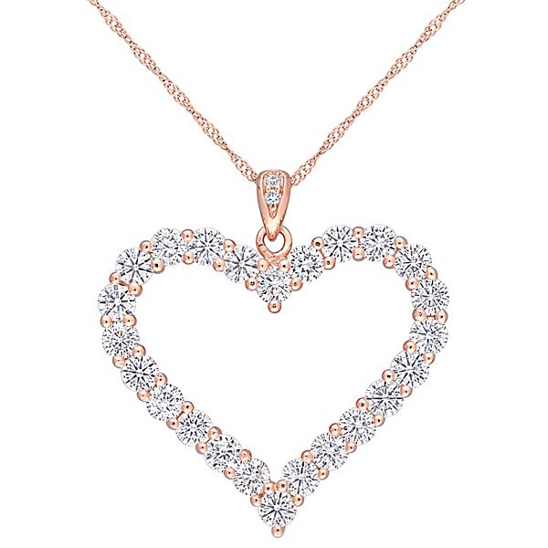 Sincerely Springer's Rose Gold Engravable Heart Locket Necklace