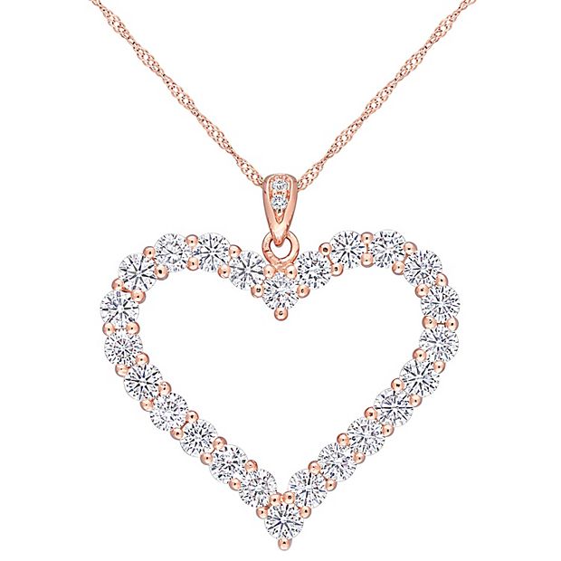 Rose gold necklace deals kohls