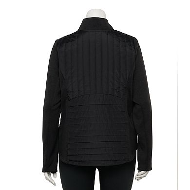 Plus Size Tek Gear Mixed Media Jacket