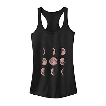 Juniors' Moon Phase 4 Galactic Graphic Tank Top
