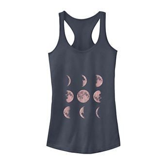 Juniors' Moon Phase 4 Galactic Graphic Tank Top