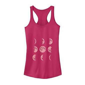 Juniors' Moon Phase 4 Galactic Graphic Tank Top