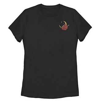 Juniors' Moon Flower Zodiac Graphic Tee