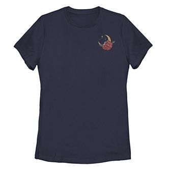Juniors' Moon Flower Zodiac Graphic Tee