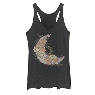 Juniors' Desert Flower Moon Galactic Graphic Tank Top
