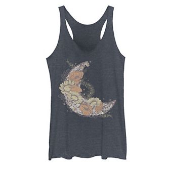 Juniors' Desert Flower Moon Galactic Graphic Tank Top