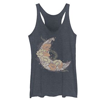 Juniors' Desert Flower Moon Galactic Graphic Tank Top