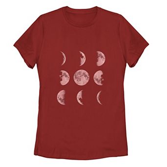 Juniors' Moon Phase 4 Galactic Graphic Tee