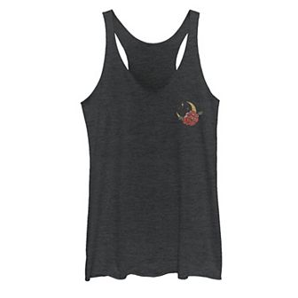 Juniors' Moon Flower Zodiac Graphic Tank Top