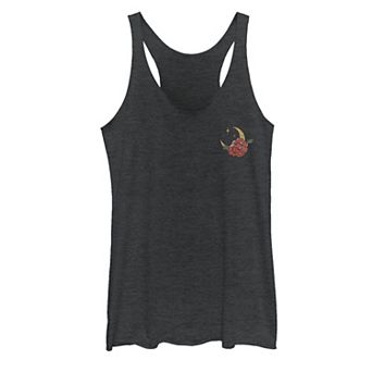 Juniors' Moon Flower Zodiac Graphic Tank Top