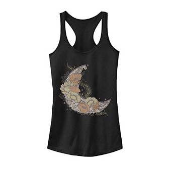 Juniors' Desert Flower Moon Galactic Graphic Tank Top