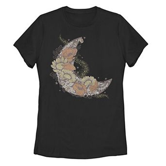 Juniors' Desert Flower Moon Galactic Graphic Tee