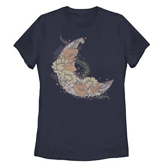 Juniors' Desert Flower Moon Galactic Graphic Tee