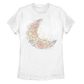 Juniors' Desert Flower Moon Galactic Graphic Tee