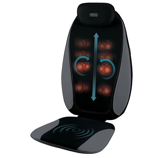 HoMedics Shiatsu Select Kneading Back Massager with Heat, 12