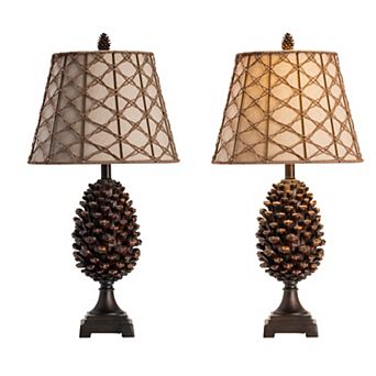 Pine Bluff Table Lamp 2 pc Set