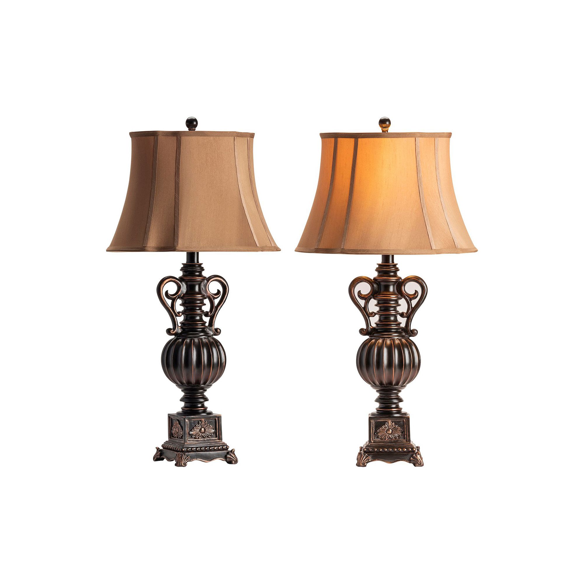 Moira Table Lamp 2-piece Set, Black
