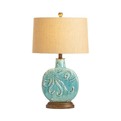Deep Ocean Turquoise Table Lamp 2-piece Set