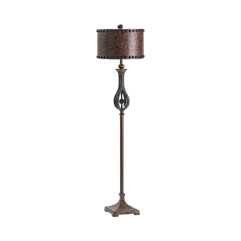 Rambler Antique Finish Floor Lamp, Brown