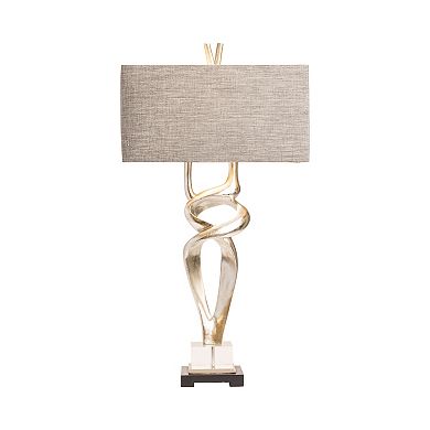 Coventry Silver Finish Table Lamp 2-piece Set