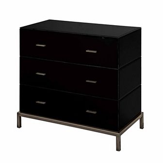 Black 3-Drawer Dresser