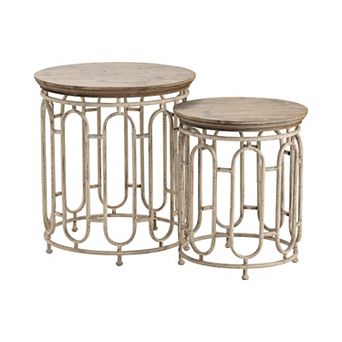 Allyson Textured End Table 2 pc Set