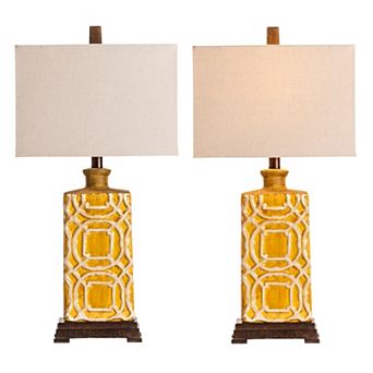 Chatham Antique Finish Table Lamp 2 pc Set