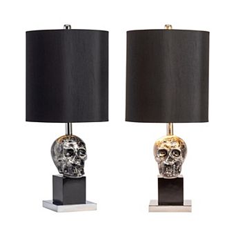Skull Table Lamp 2 pc Set