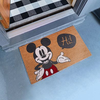 Disney's Mickey Hi/Welcome 2-Pack Coir Mat Set