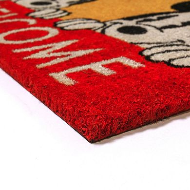Disney's Mickey Hi/Welcome 2-Pack Coir Mat Set