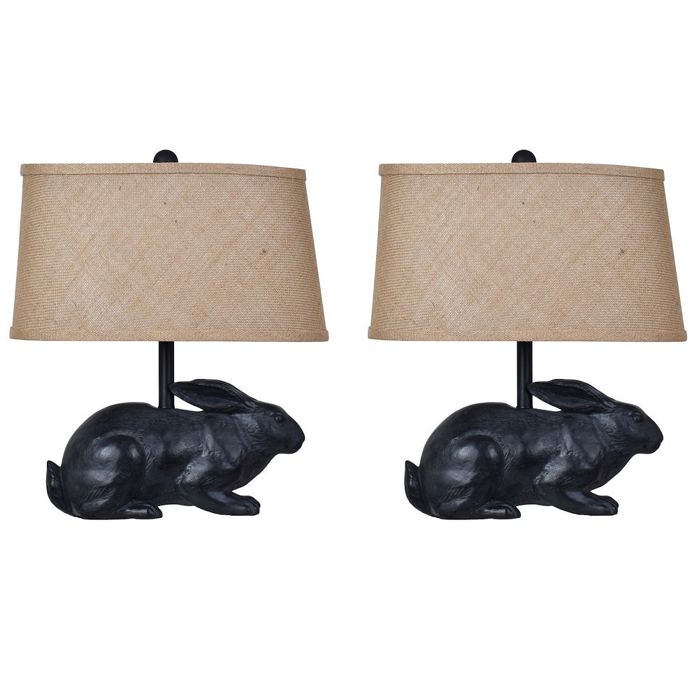 Rabbit Table Lamp 2-piece Set