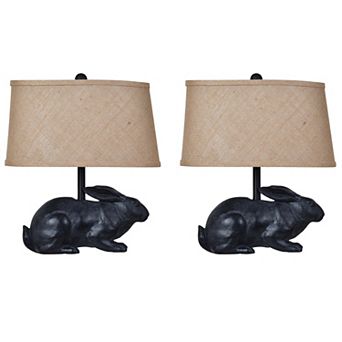 Rabbit Table Lamp 2 pc Set