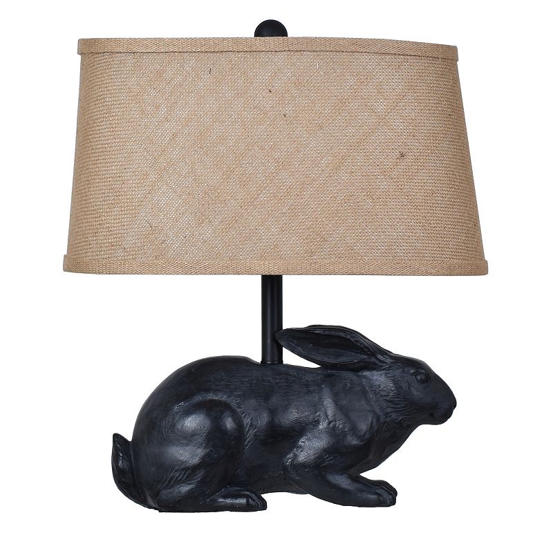 Rabbit Table Lamp, Black