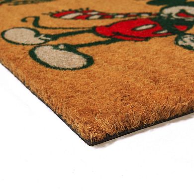 Disney's Mickey Christmas 2-Pack Coir Mat Set