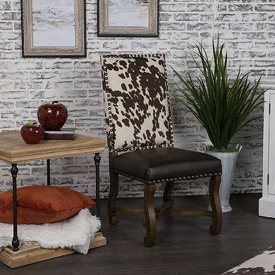 Mesquite Ranch Faux Cowhide Dining Chair