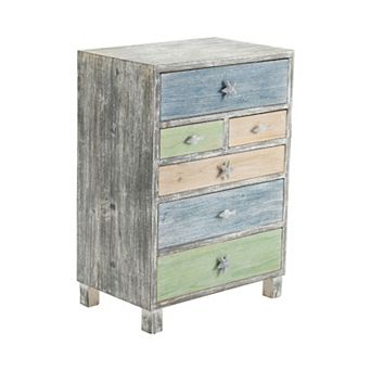 Key West Nautical 6-Drawer Dresser