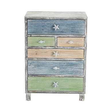 Key West Nautical 6-Drawer Dresser