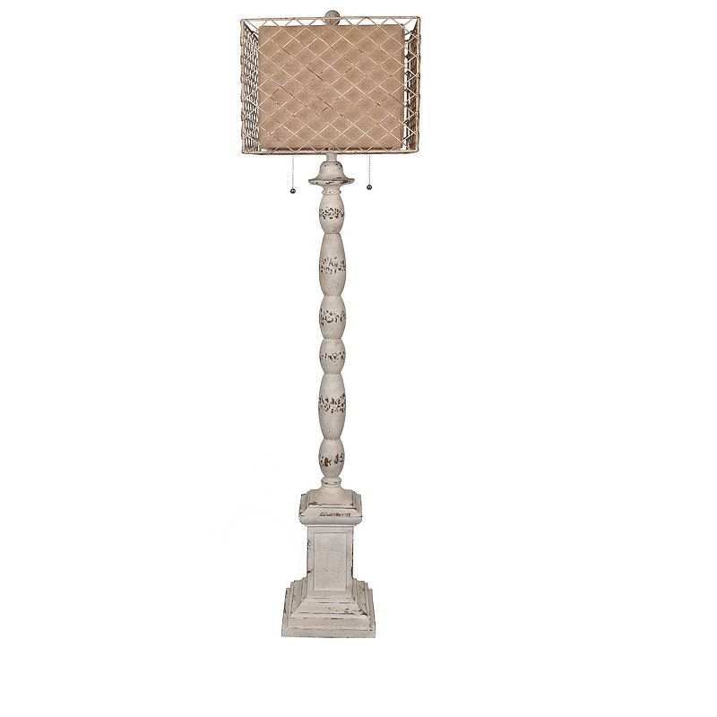Holcomb Floor Lamp, White