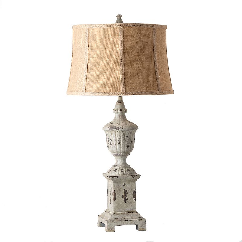 French Heritage Inspired Table Lamp, Blue