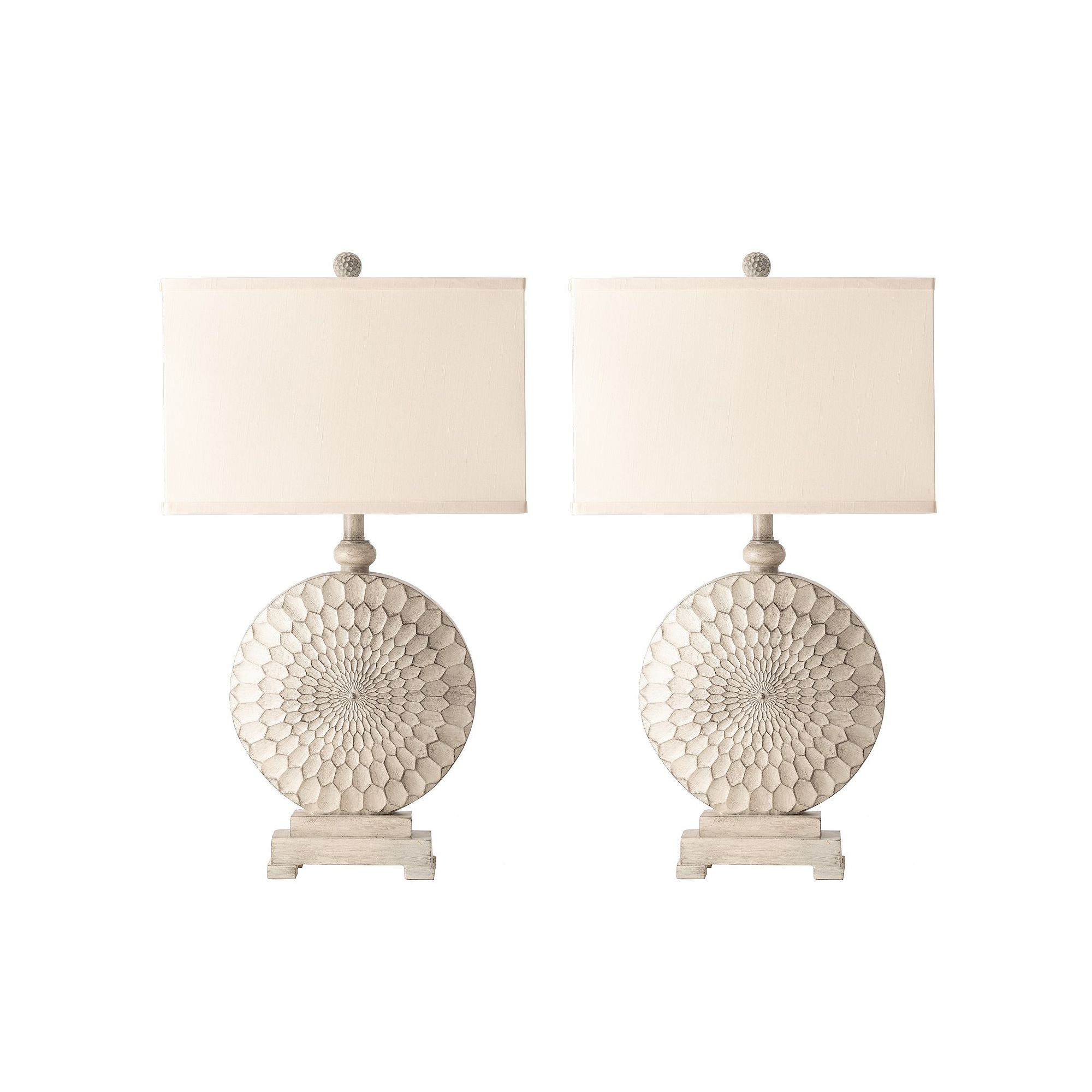 Sun Dance Table Lamp 2-piece Set, Beige