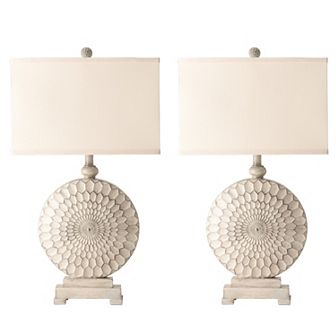 Sun Dance Table Lamp 2 pc Set