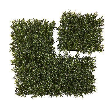 nearly natural Artificial Rosemary Indoor / Outdoor Wall Decor 4-piece Set