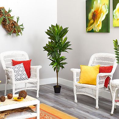 nearly natural 56-in. Artificial Dracaena Plant Floor Decor